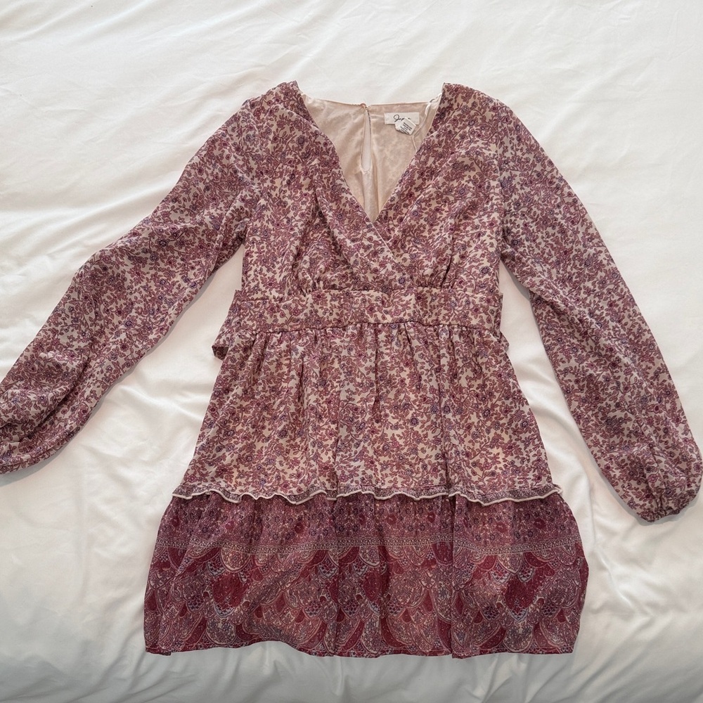 Floral Long Sleeve Dress